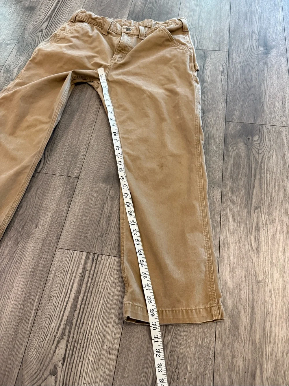 Carhartt Relaxed Fit Workwear Tan Khaki 14806 Men’s Size:40x30 Chino Pants